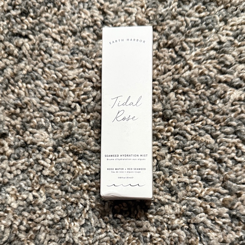 Earth Harbor Tidal Rose Seaweed Hydration Mist - White